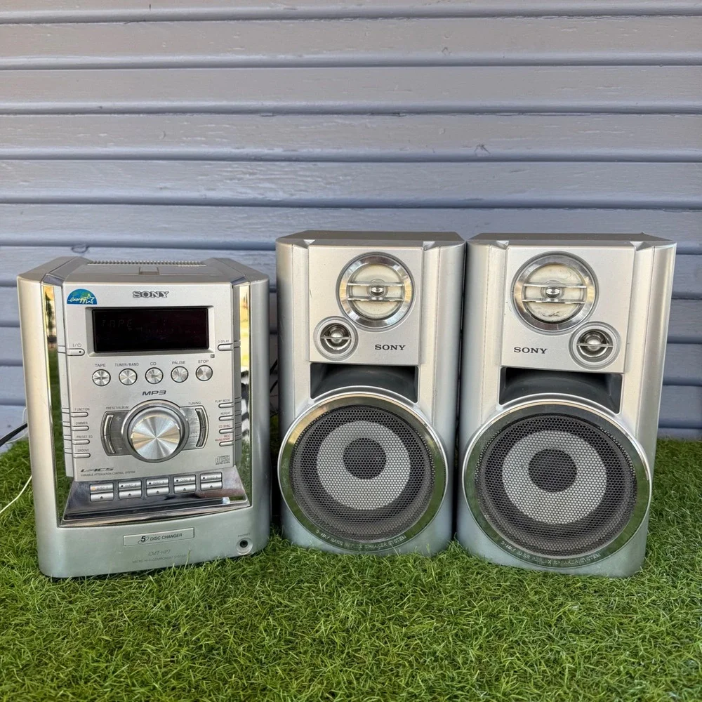 Sony CMT-HP7 Micro‎ Hi-Fi Stereo System Component 5 Disc Changer Works